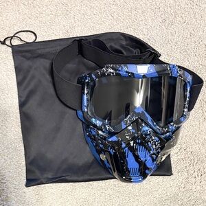 Tactical Retro Goggles with Removable Face Mask